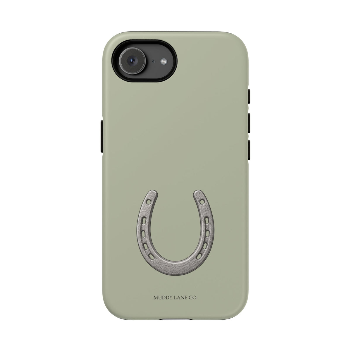 Horseshoe Tough Phone Case in Light Sage Matte