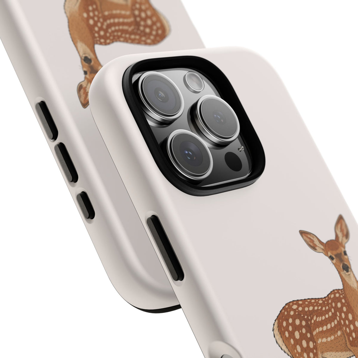 Fawn Tough Phone Case in Warm Cream Matte