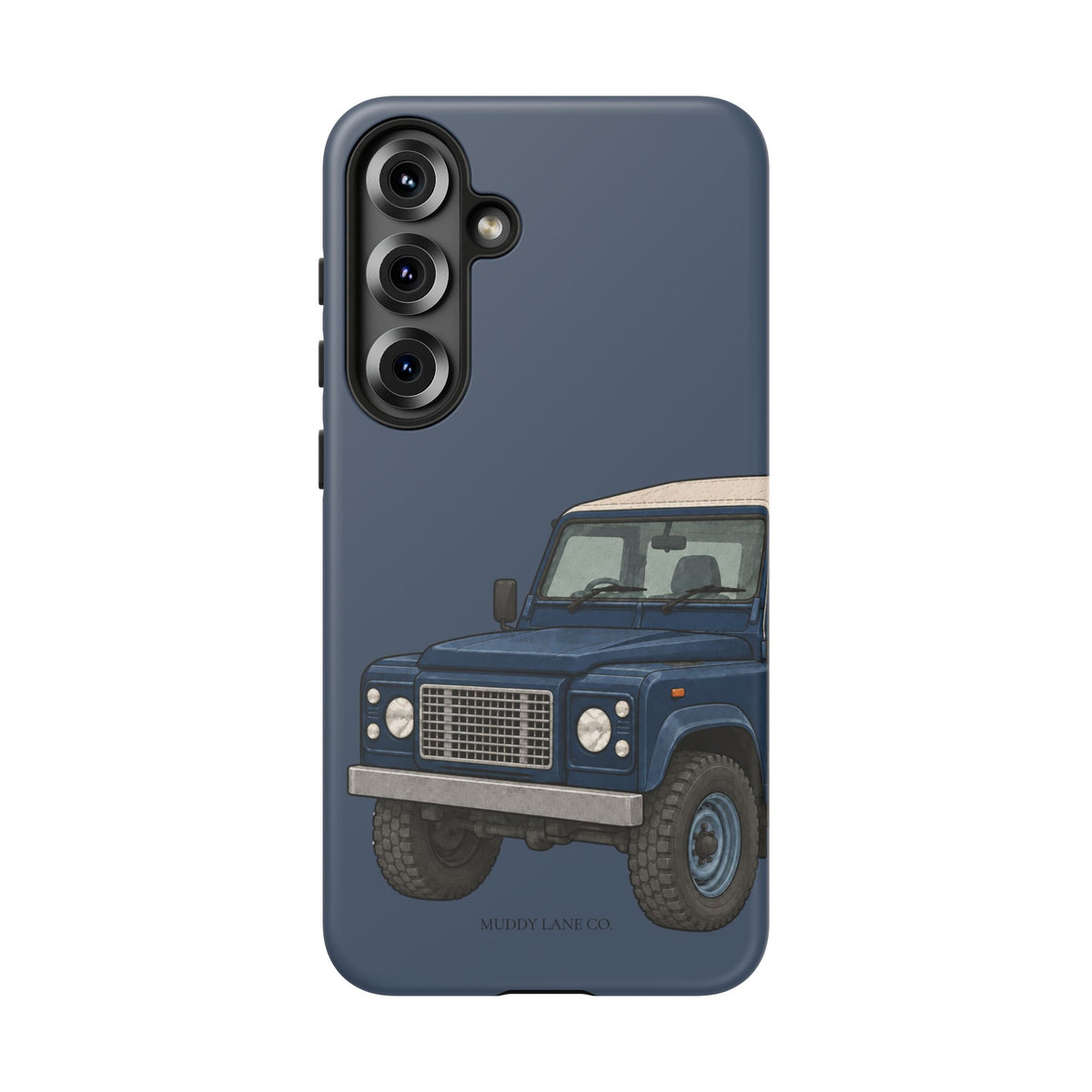 Blue Classic 4x4 Close-Up Tough Phone Case in Deep Navy Matte