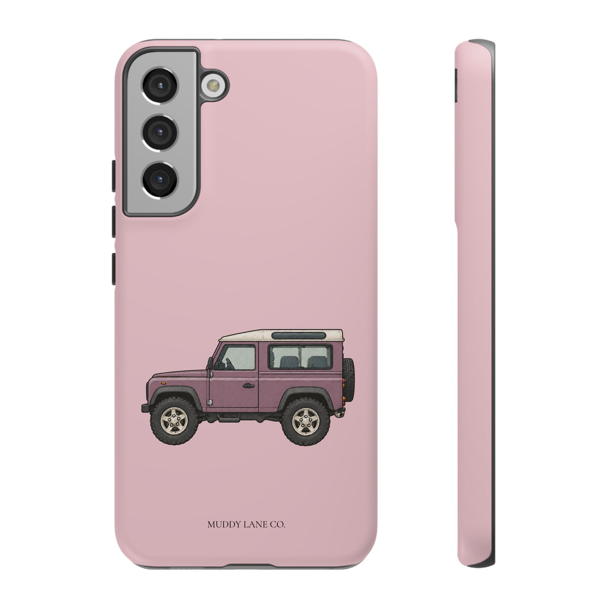 Pink Classic 4x4 Tough Phone Case in Soft Rosette Pink Matte