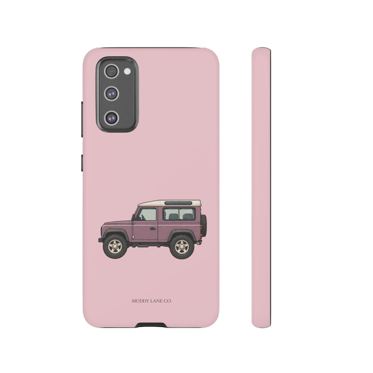 Pink Classic 4x4 Tough Phone Case in Soft Rosette Pink Matte