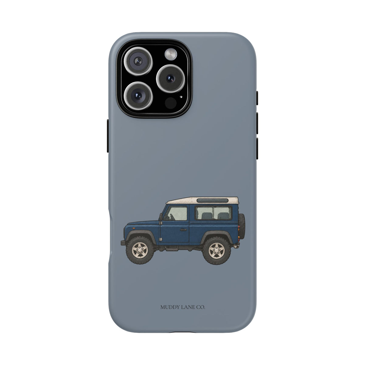 Blue Classic 4x4 Tough Phone Case in Smoke Blue Matte