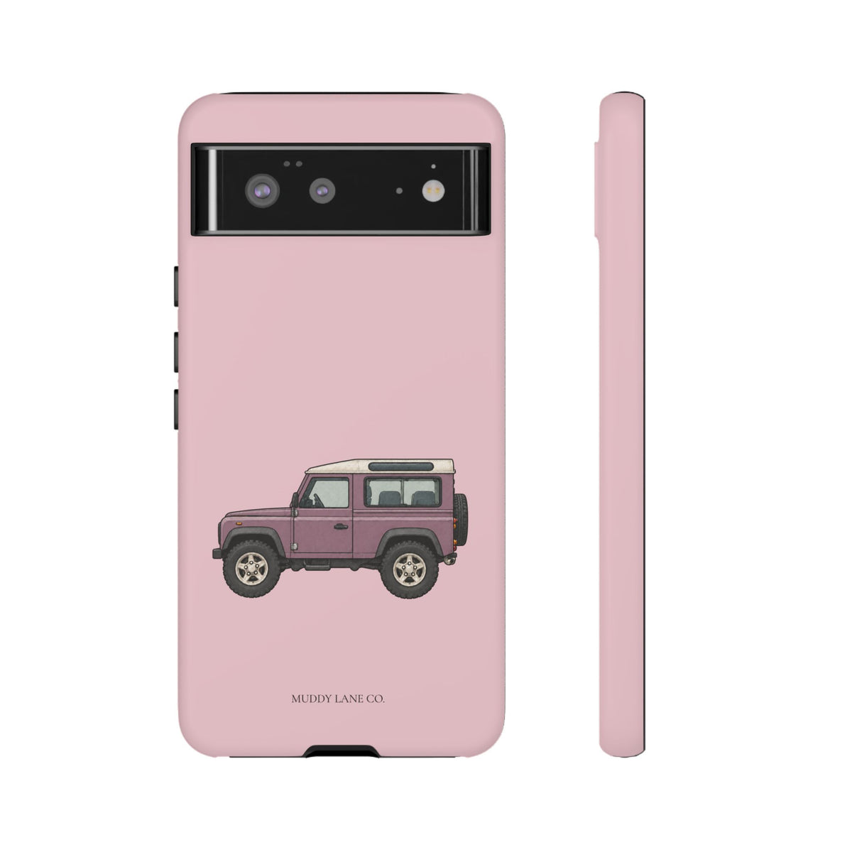 Pink Classic 4x4 Tough Phone Case in Soft Rosette Pink Matte