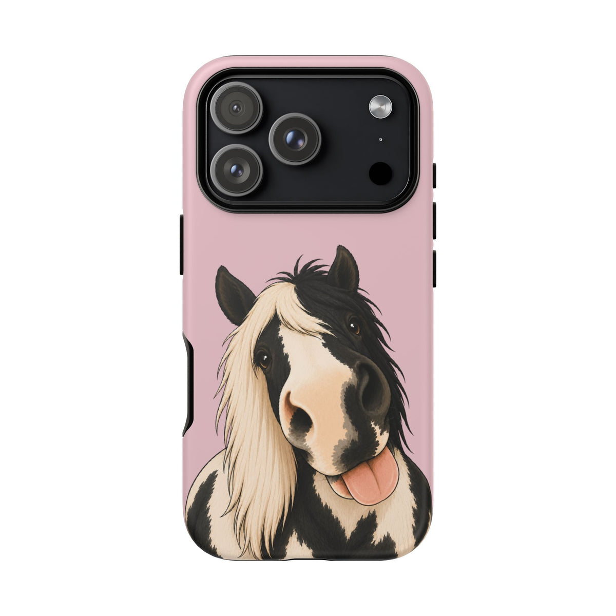 Cheeky Cob Tough Phone Case in Soft Rosette Pink Matte