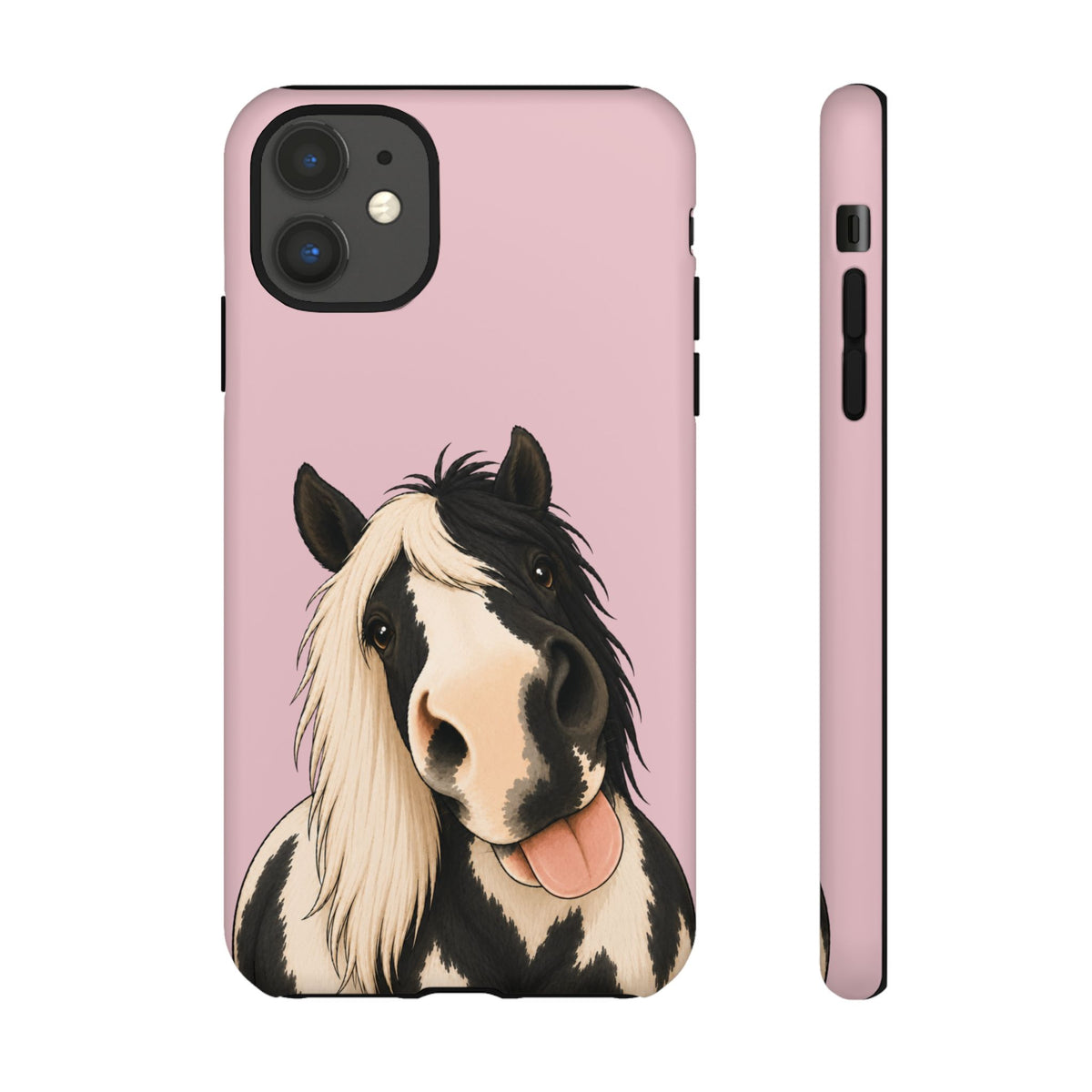 Cheeky Cob Tough Phone Case in Soft Rosette Pink Matte