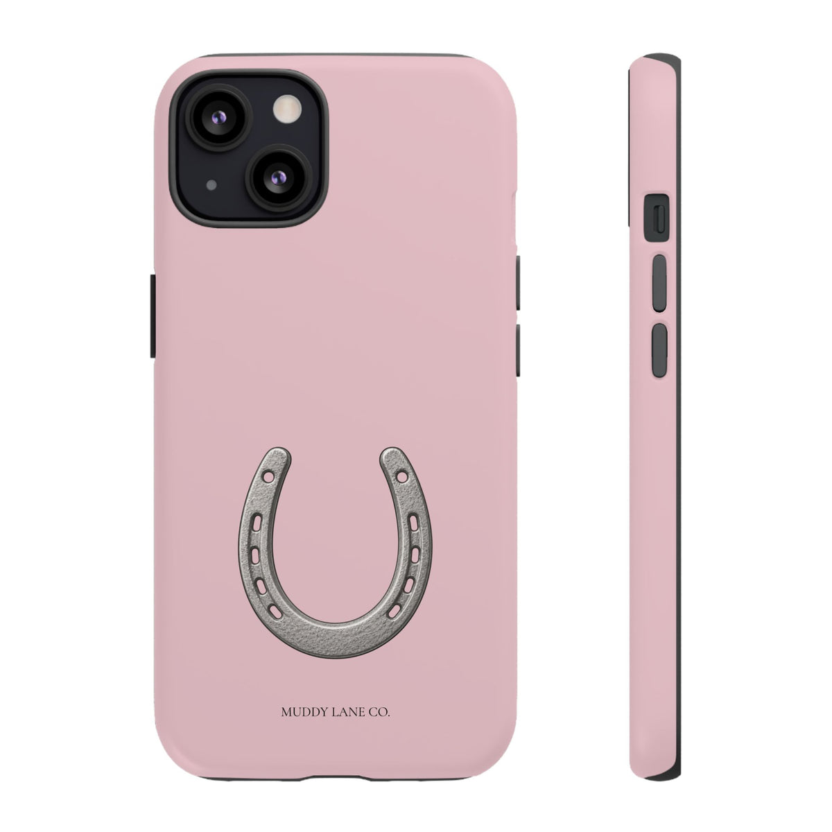 Horseshoe Tough Phone Case in Soft Rosette Pink Matte