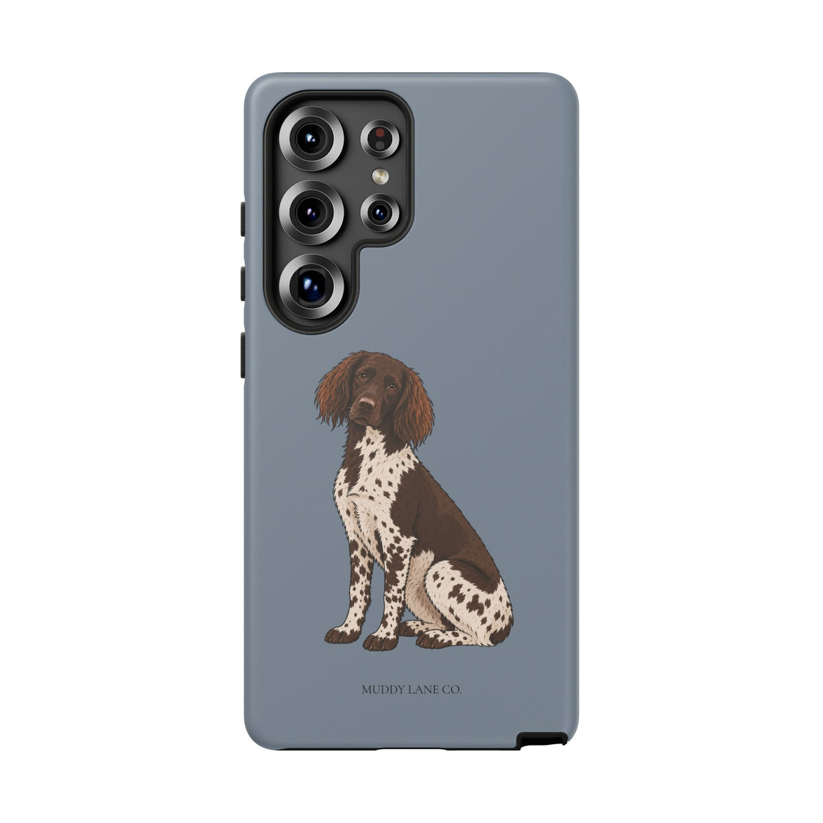 Spaniel Tough Phone Case in Smoke Blue Matte