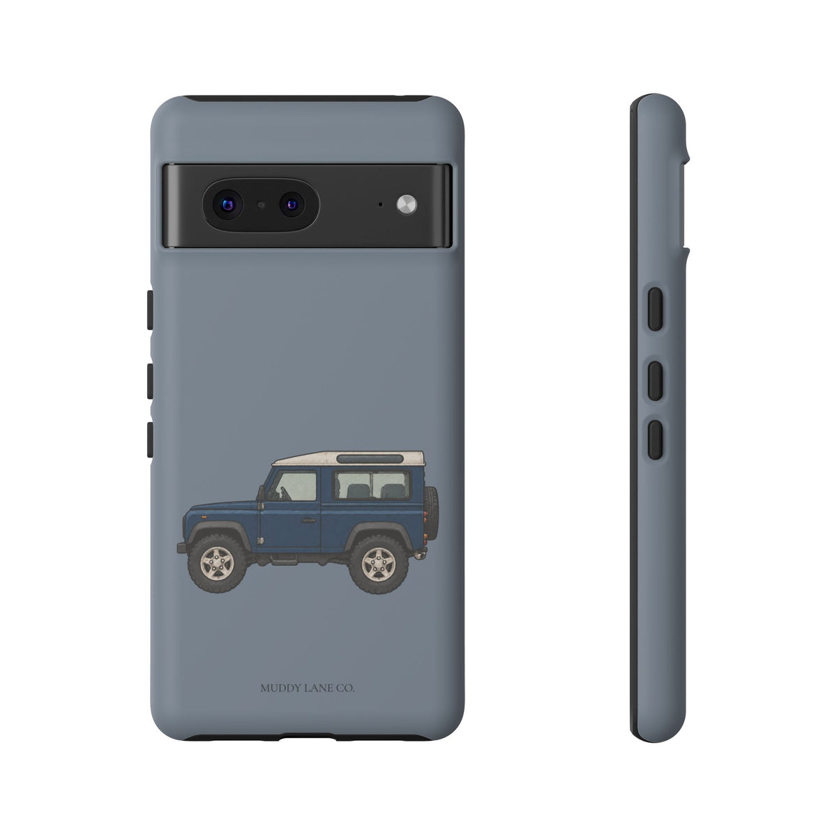 Blue Classic 4x4 Tough Phone Case in Smoke Blue Matte