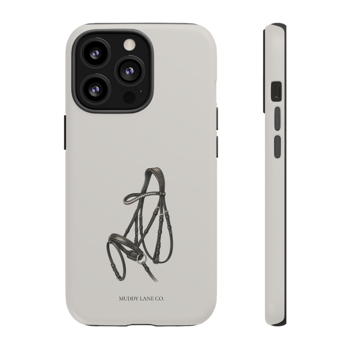 Bridle Tough Phone Case in Soft Grey Matte
