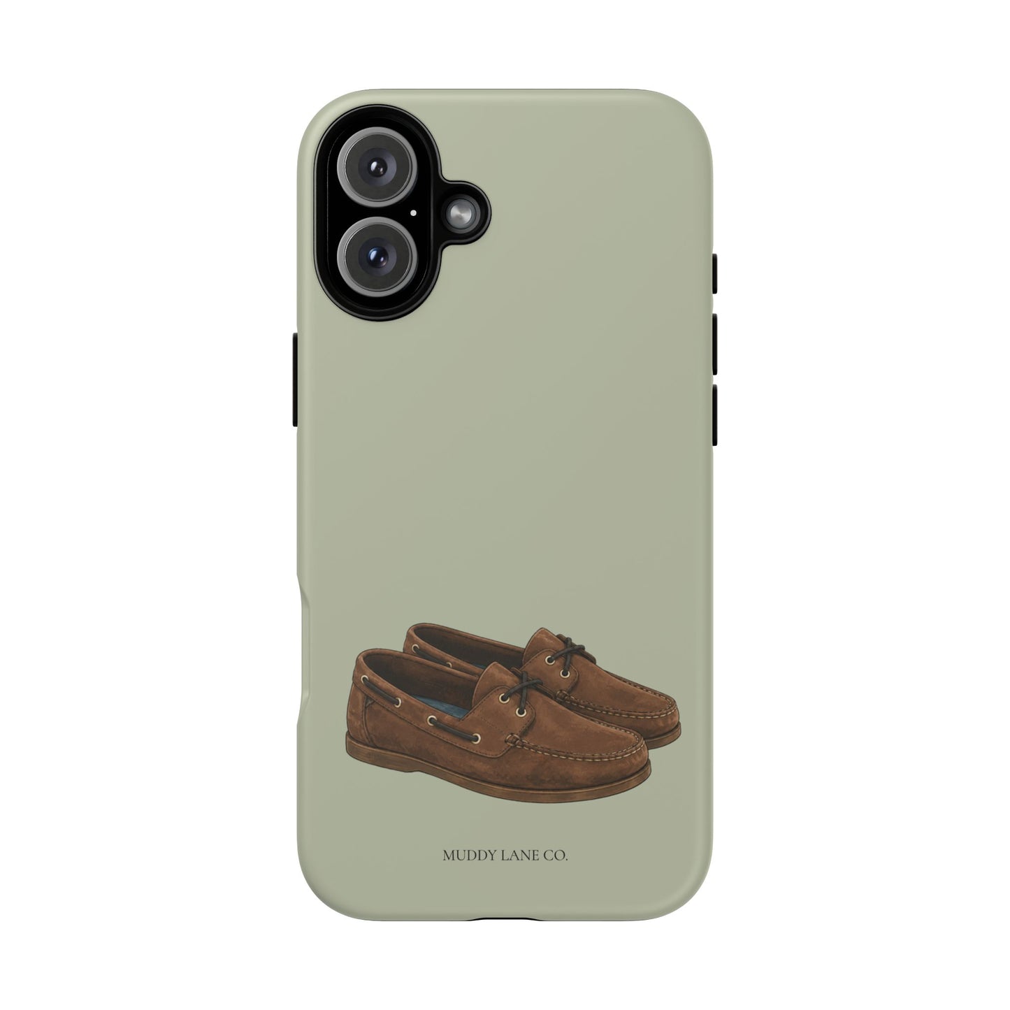 Deck Shoes Tough Phone Case in Light Sage Matte