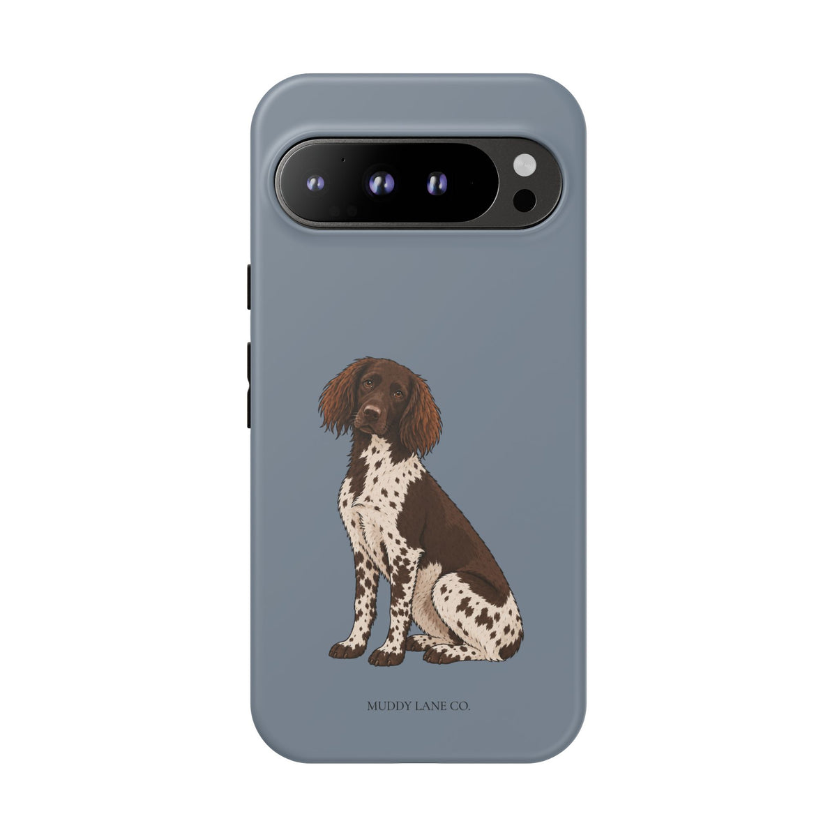 Spaniel Tough Phone Case in Smoke Blue Matte