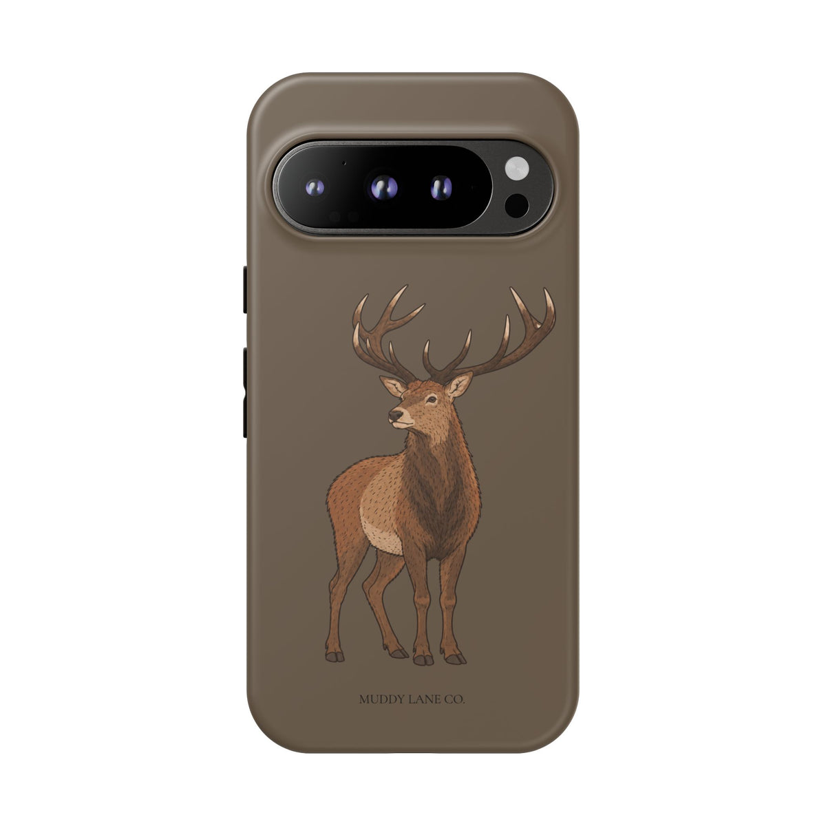 Stag Tough Phone Case in Taupe Brown Matte