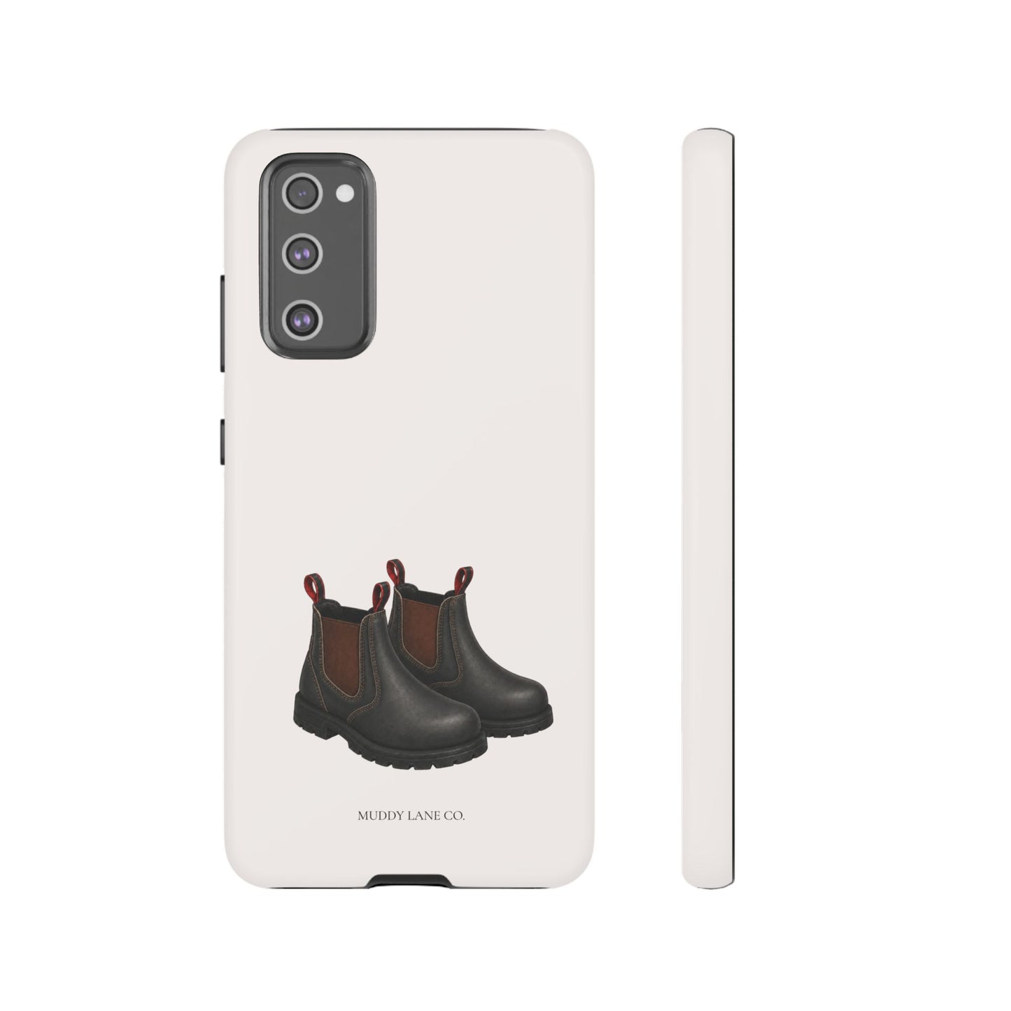 Yard Boots Tough Phone Case in Warm Cream Matte