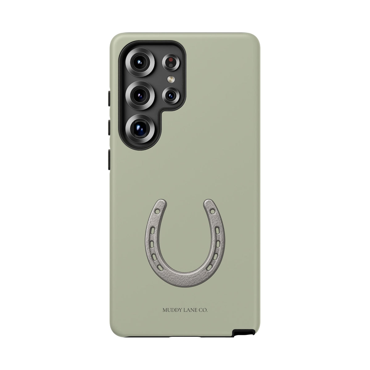 Horseshoe Tough Phone Case in Light Sage Matte