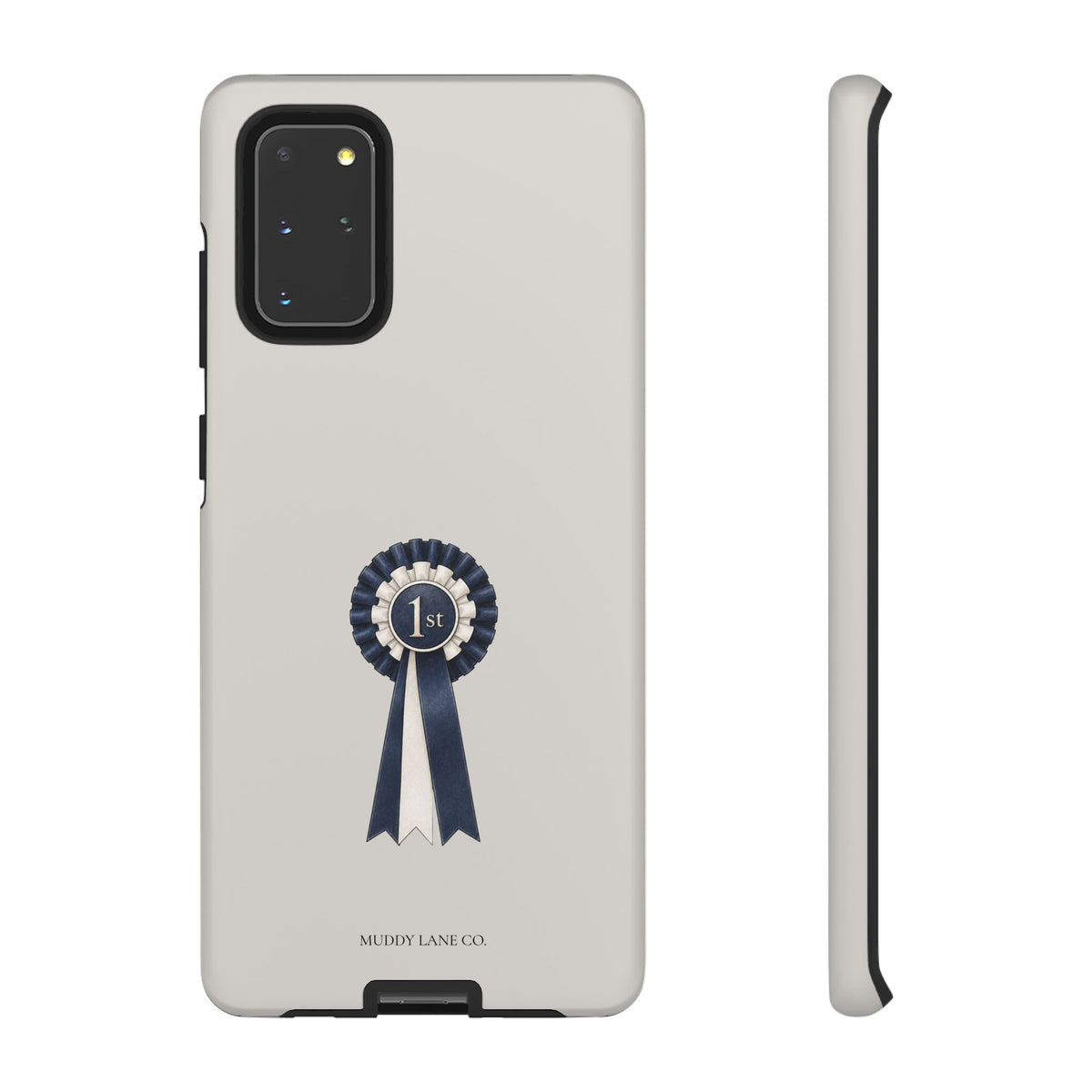 Rosette Tough Phone Case in Soft Grey Matte