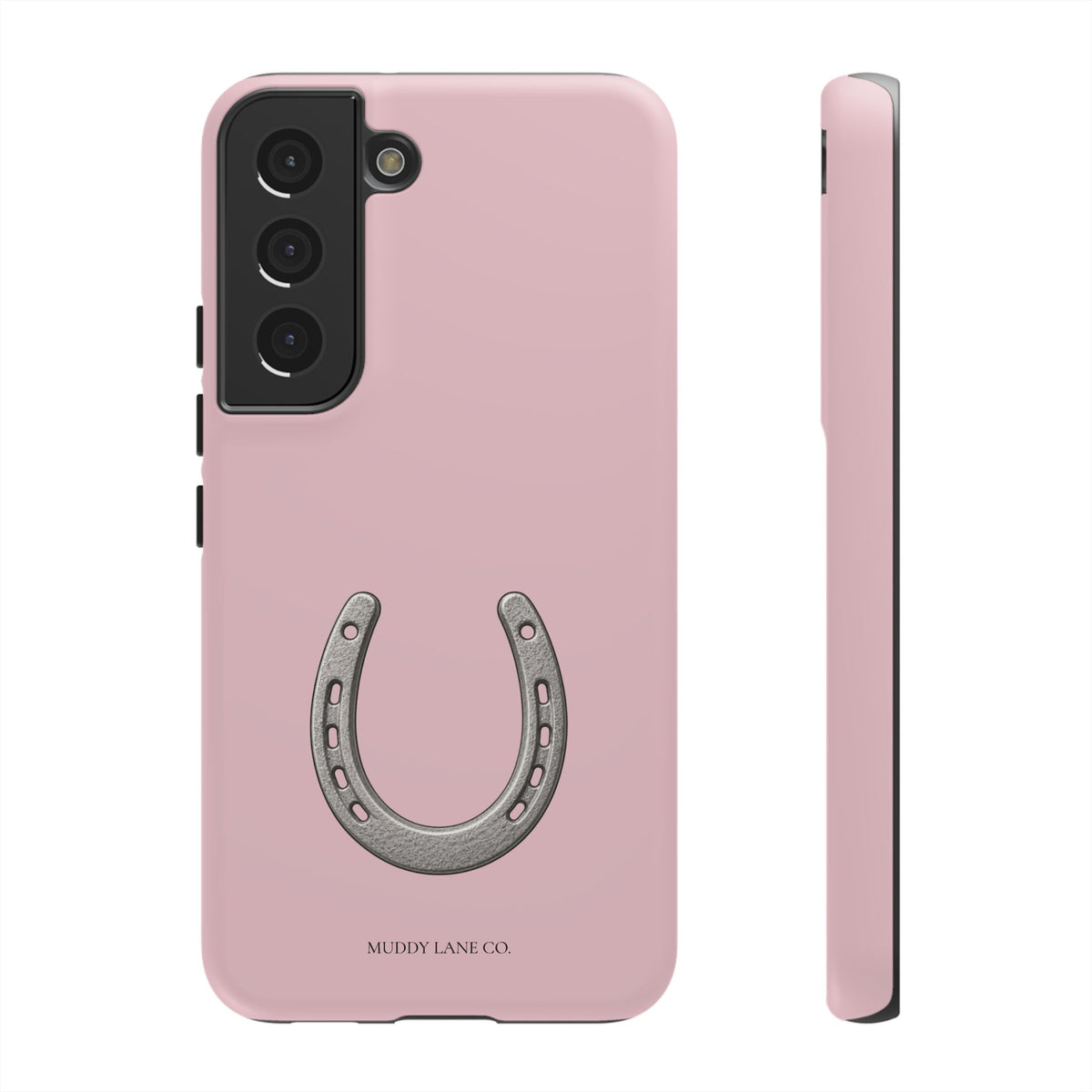 Horseshoe Tough Phone Case in Soft Rosette Pink Matte