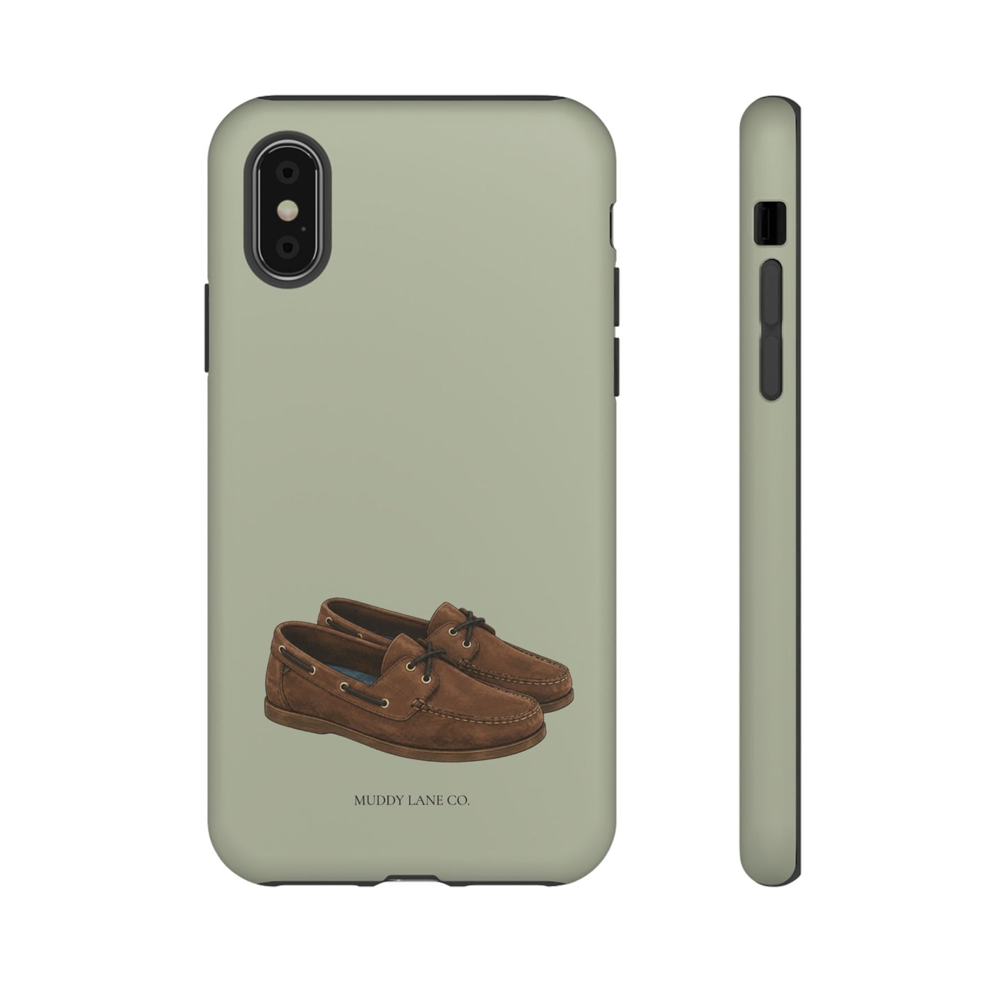 Deck Shoes Tough Phone Case in Light Sage Matte