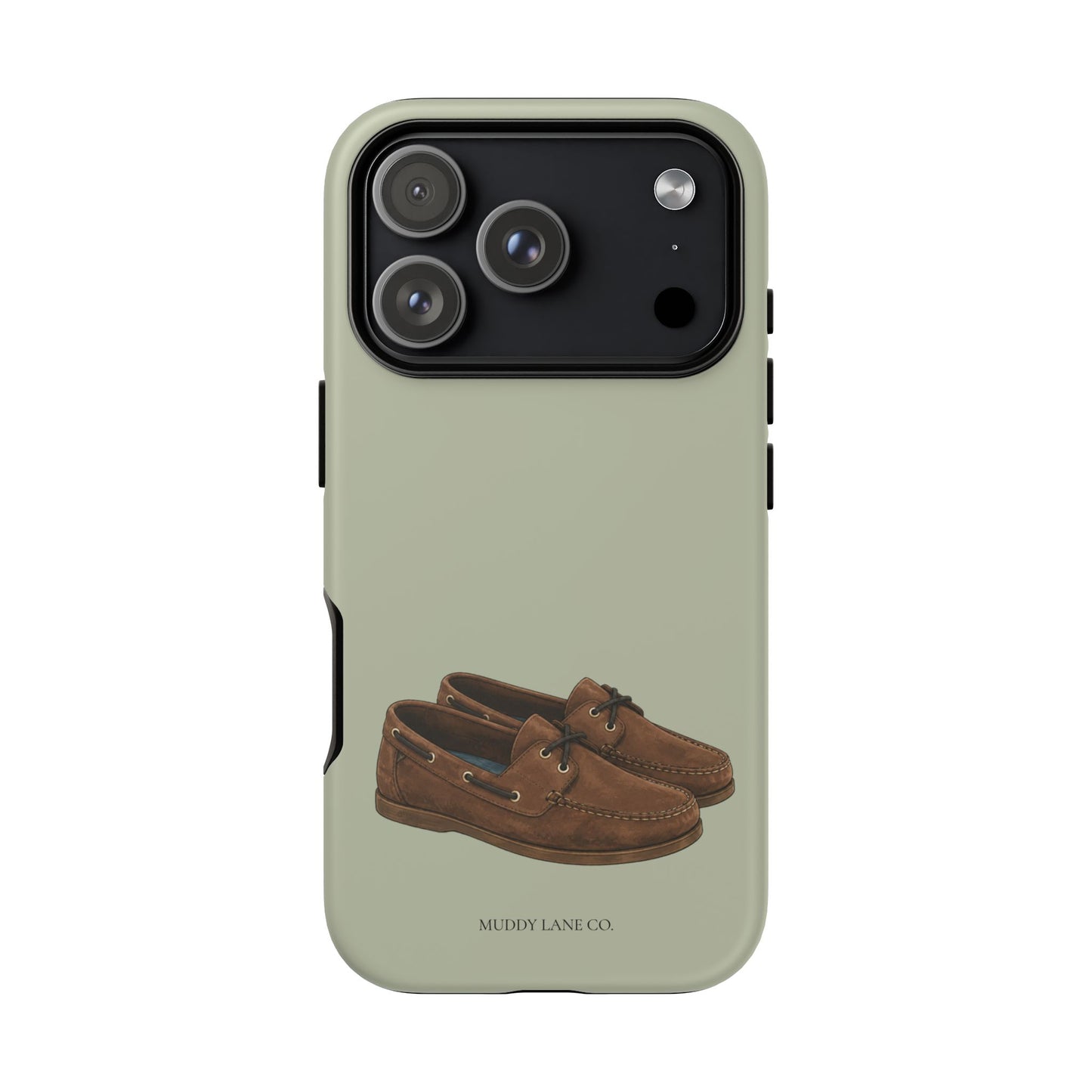 Deck Shoes Tough Phone Case in Light Sage Matte