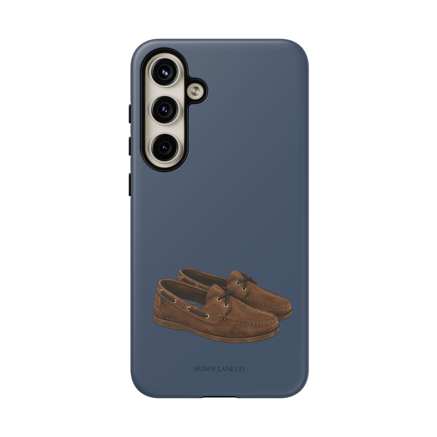 Deck Shoes Tough Phone Case in Deep Navy Matte