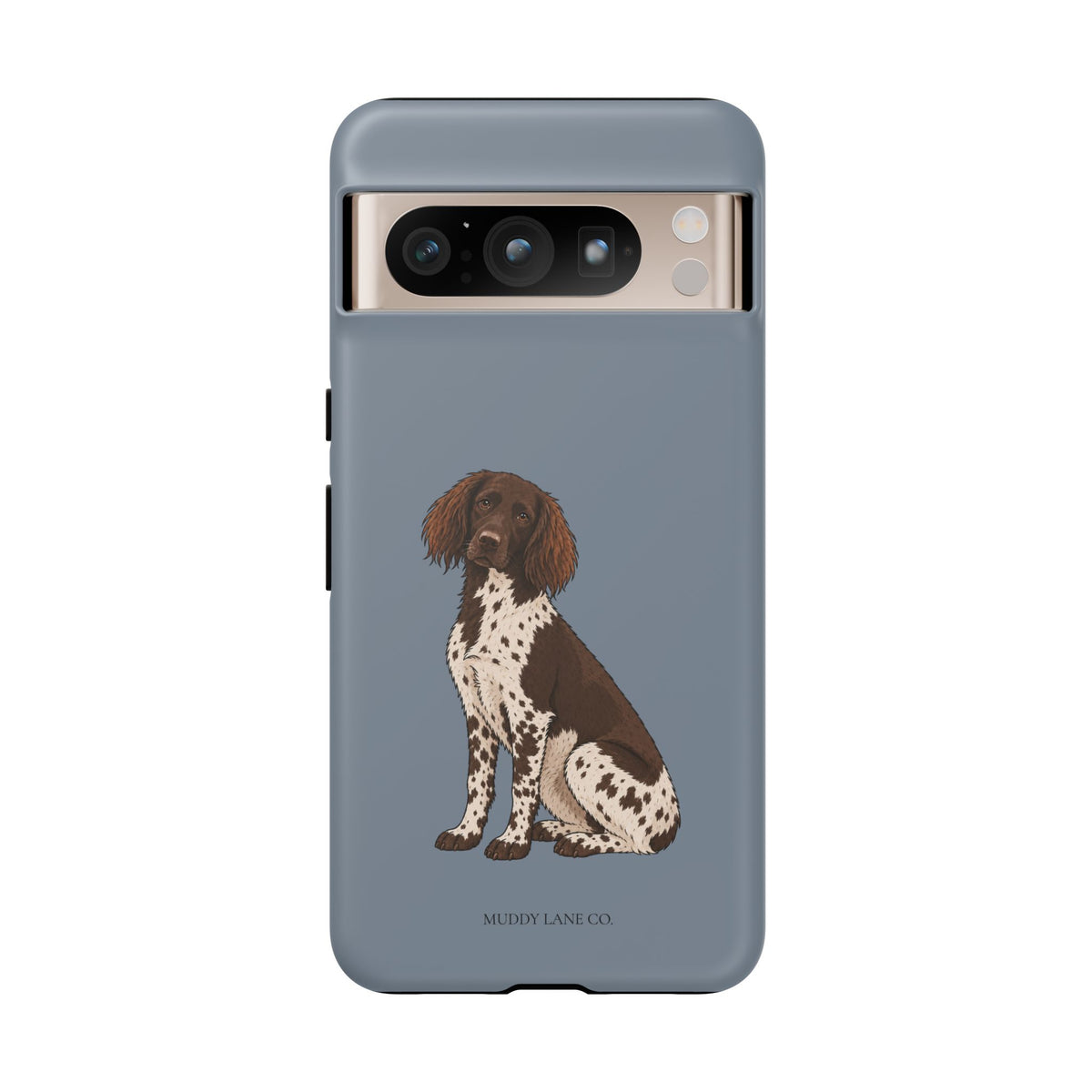 Spaniel Tough Phone Case in Smoke Blue Matte