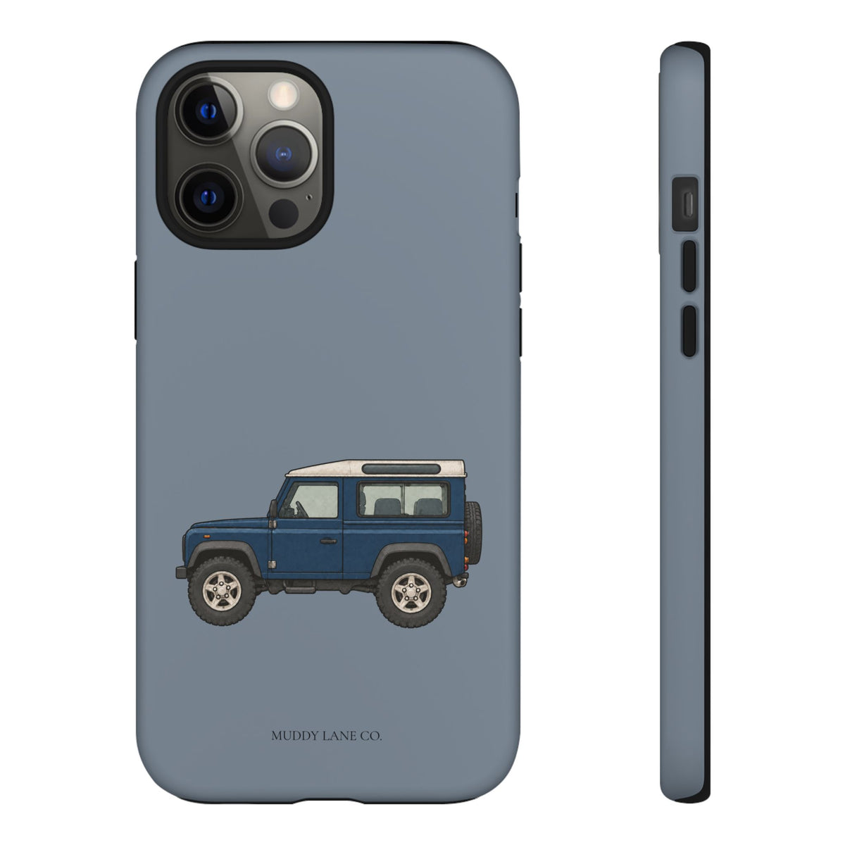 Blue Classic 4x4 Tough Phone Case in Smoke Blue Matte