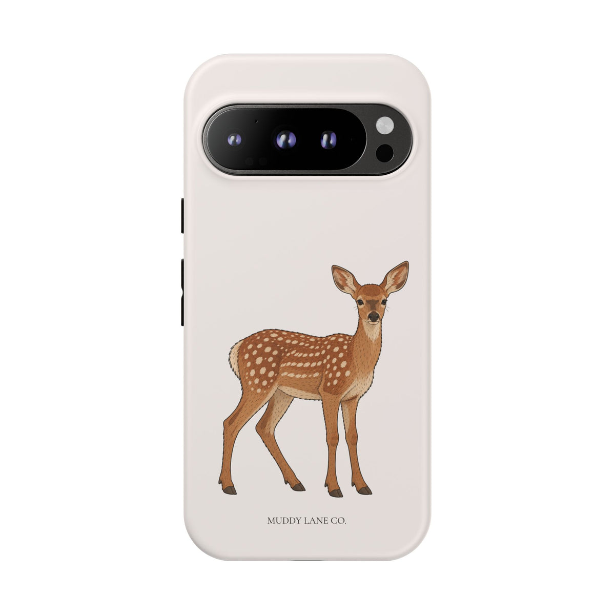 Fawn Tough Phone Case in Warm Cream Matte