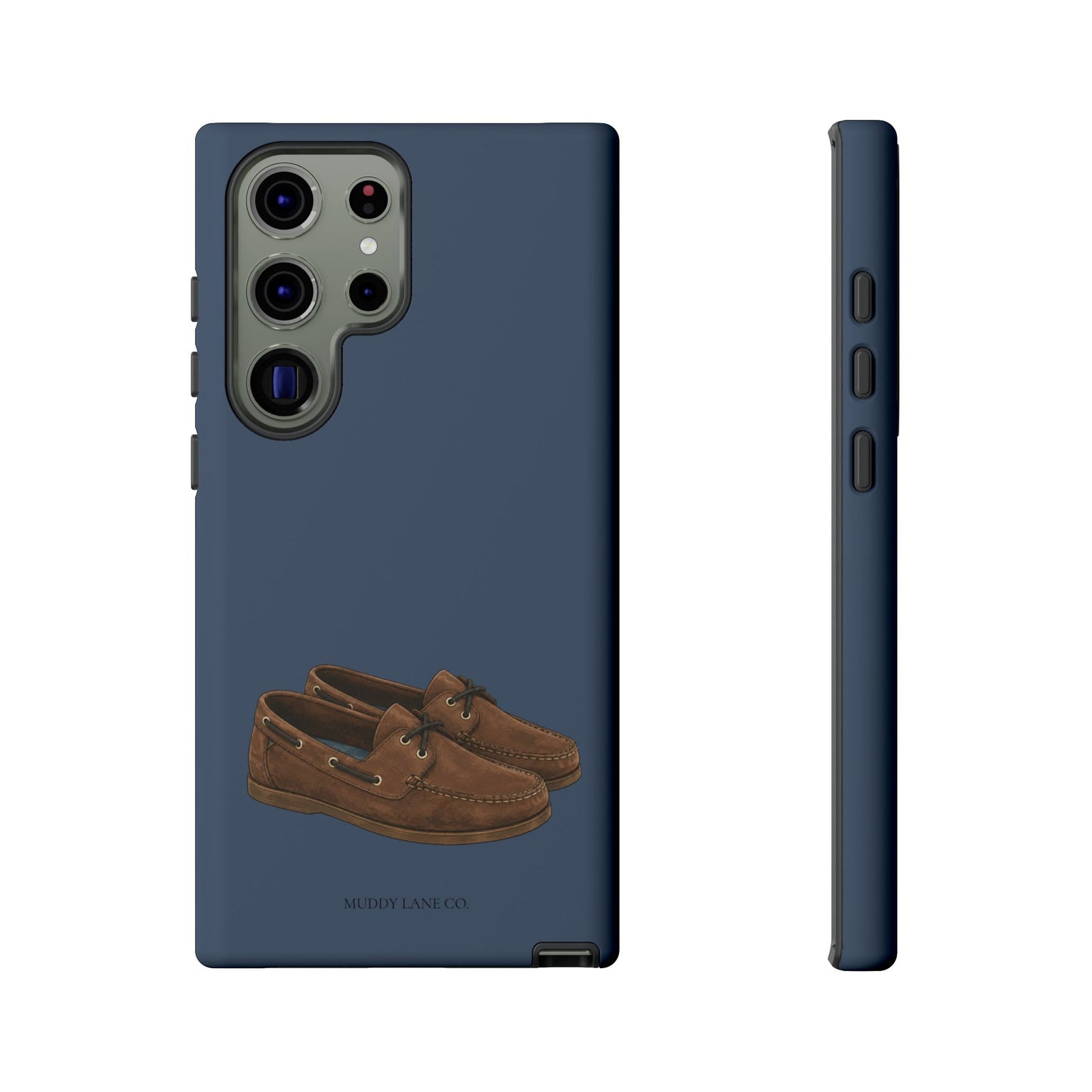 Deck Shoes Tough Phone Case in Deep Navy Matte