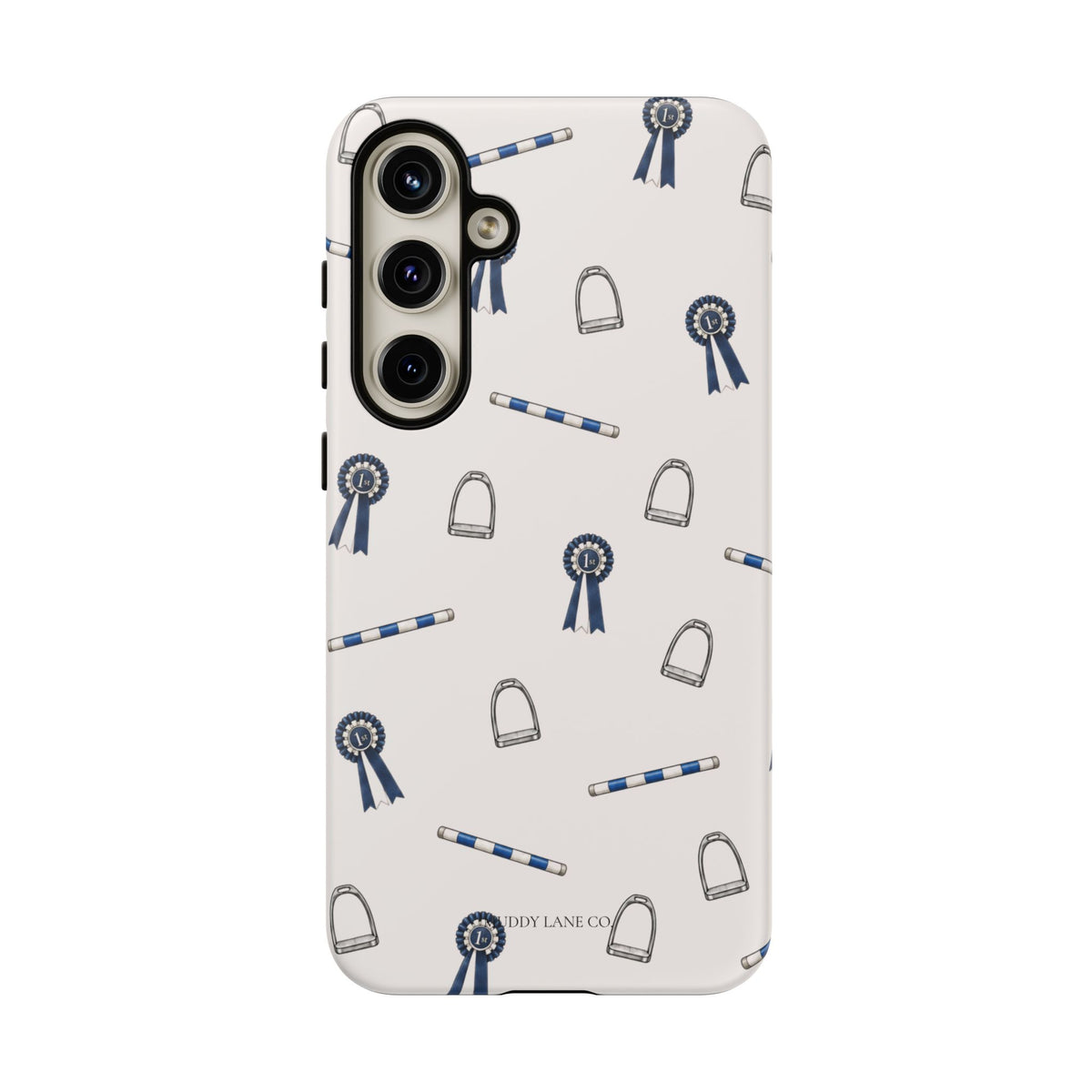 Show Day Pattern Tough Phone Case in Warm Cream Matte