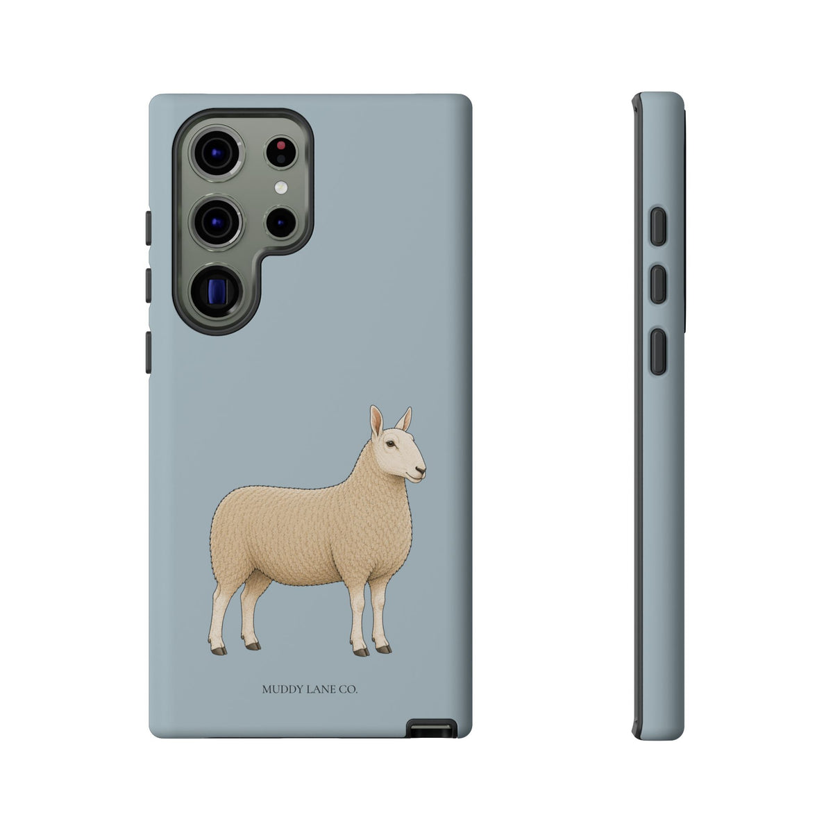 Border Leicester Tough Phone Case in Dusty Blue Matte