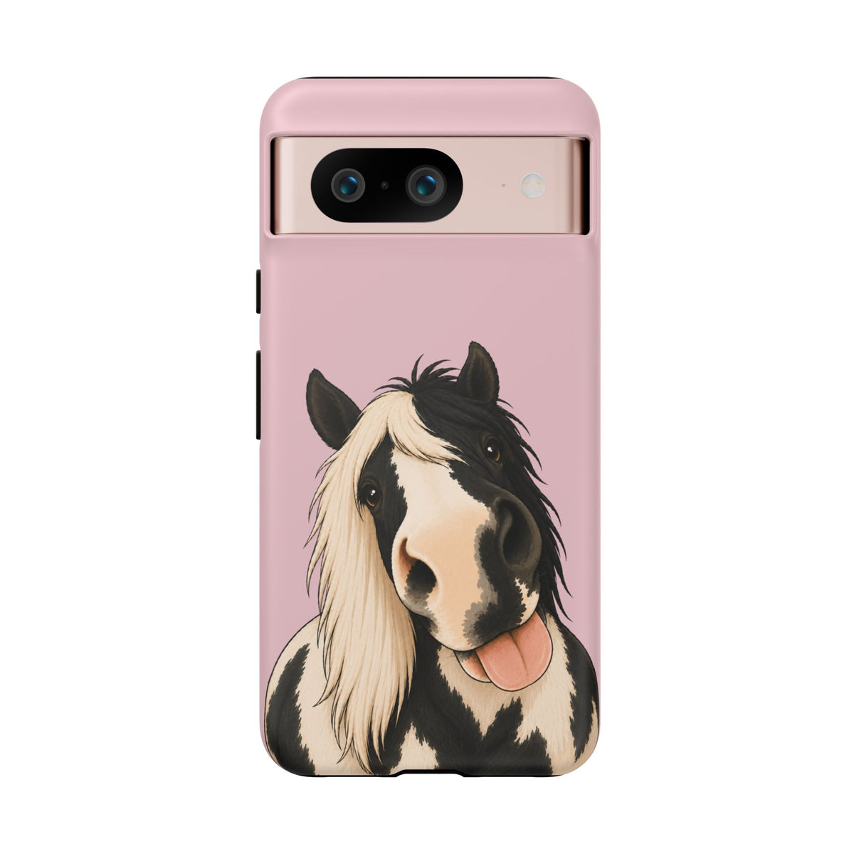 Cheeky Cob Tough Phone Case in Soft Rosette Pink Matte