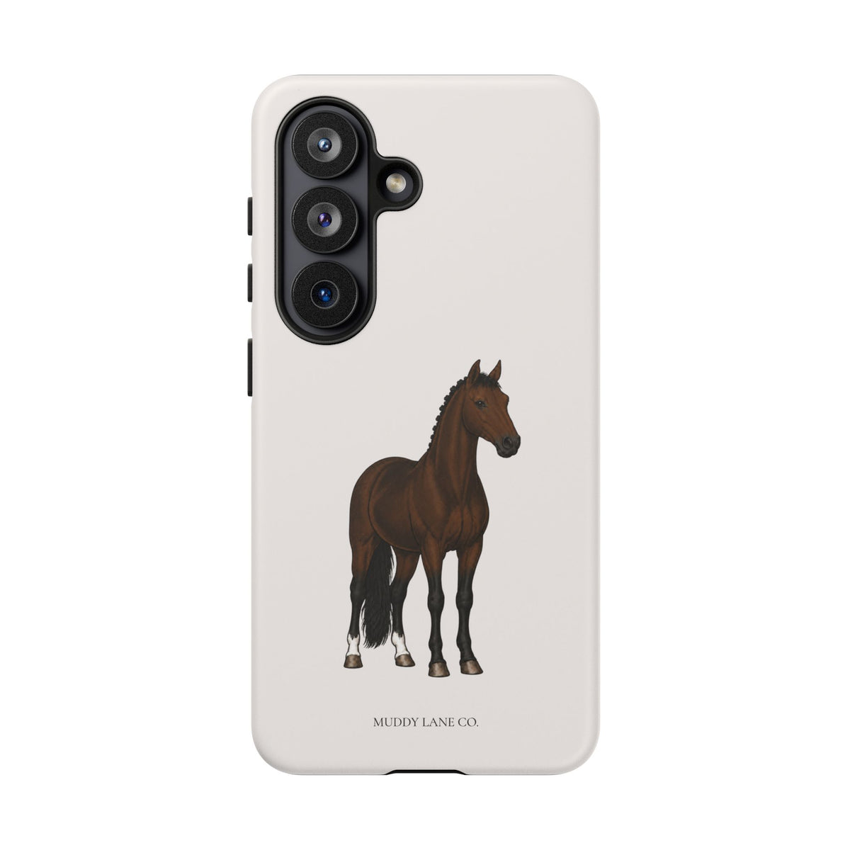 Bay Horse Tough Phone Case in Warm Cream Matte