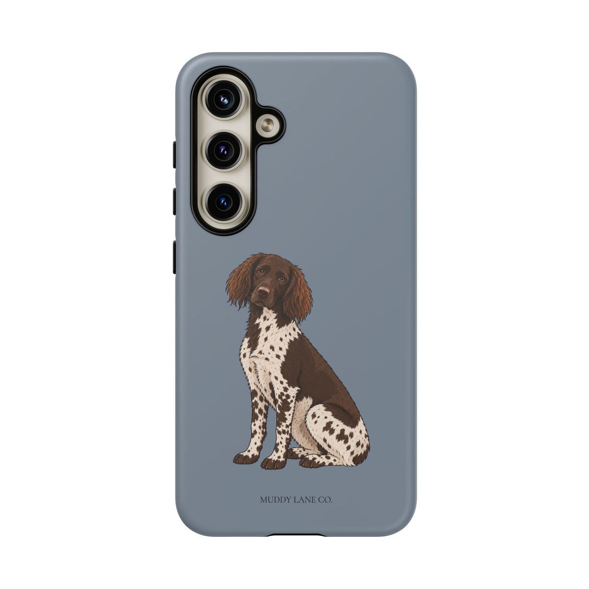 Spaniel Tough Phone Case in Smoke Blue Matte