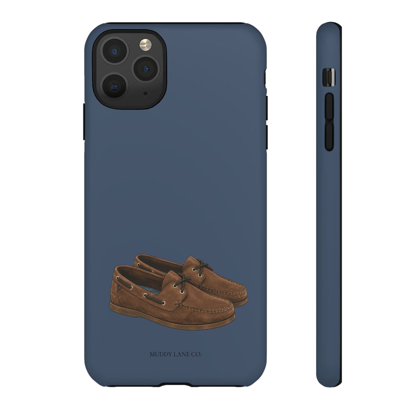 Deck Shoes Tough Phone Case in Deep Navy Matte