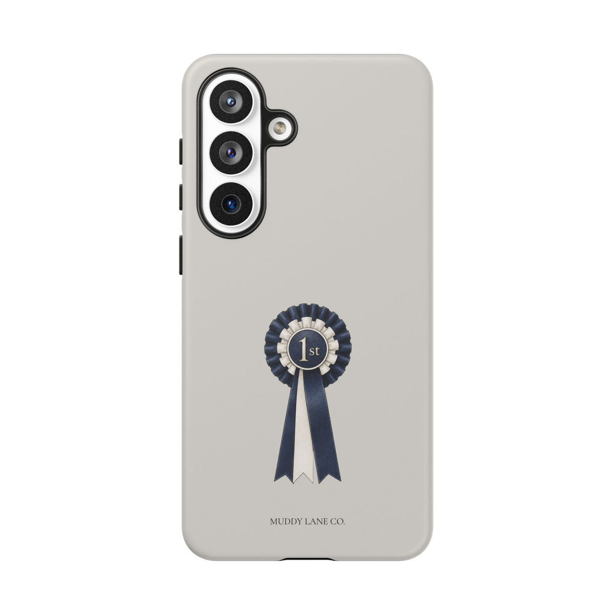 Rosette Tough Phone Case in Soft Grey Matte