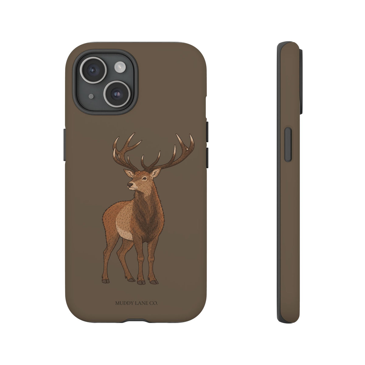 Stag Tough Phone Case in Taupe Brown Matte