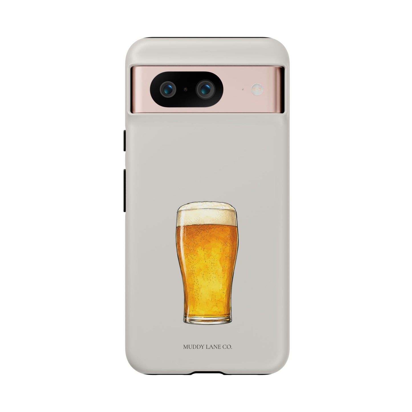 Pub Pint Tough Phone Case in Soft Grey Matte