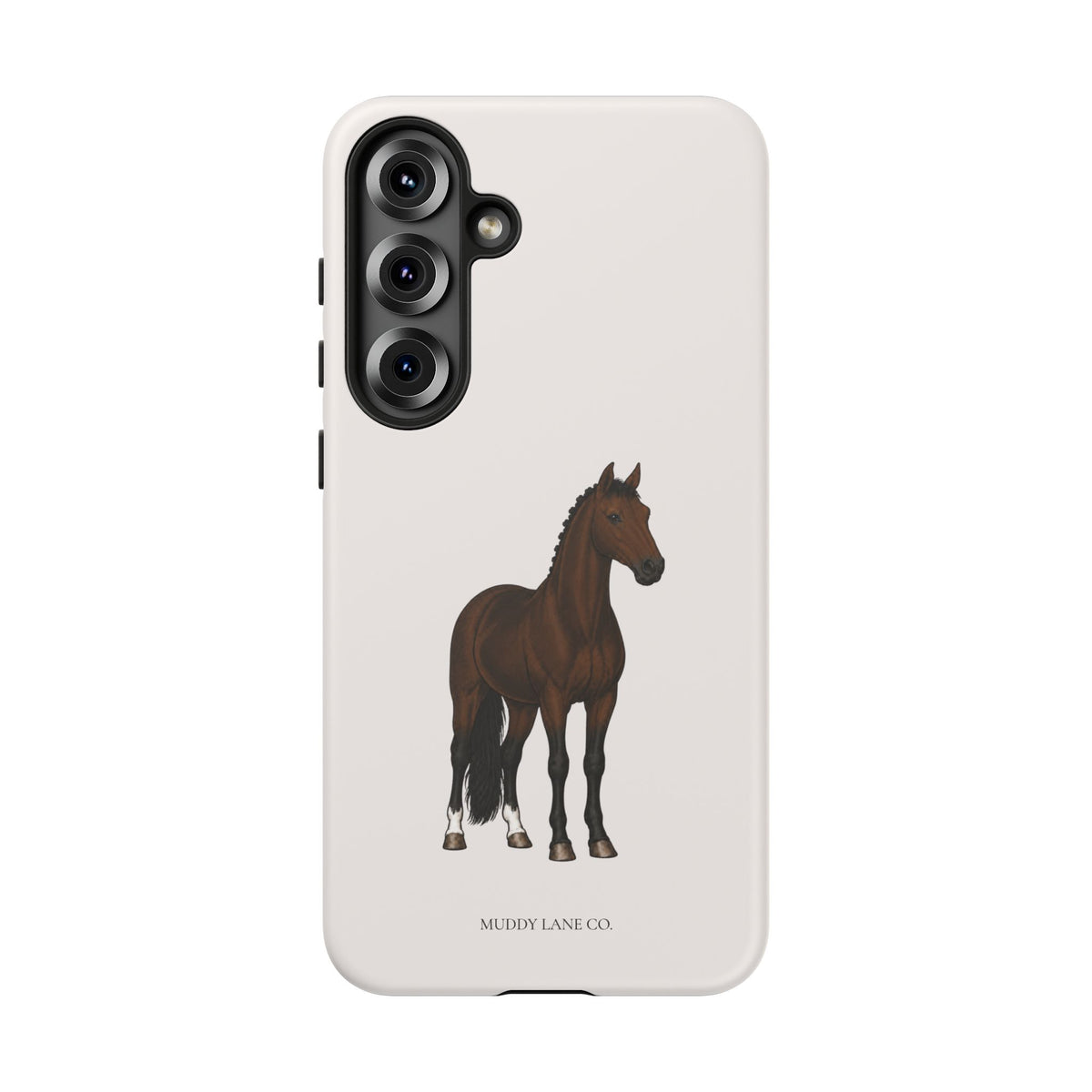 Bay Horse Tough Phone Case in Warm Cream Matte