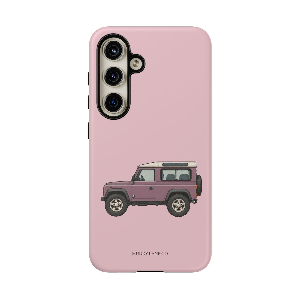 Pink Classic 4x4 Tough Phone Case in Soft Rosette Pink Matte