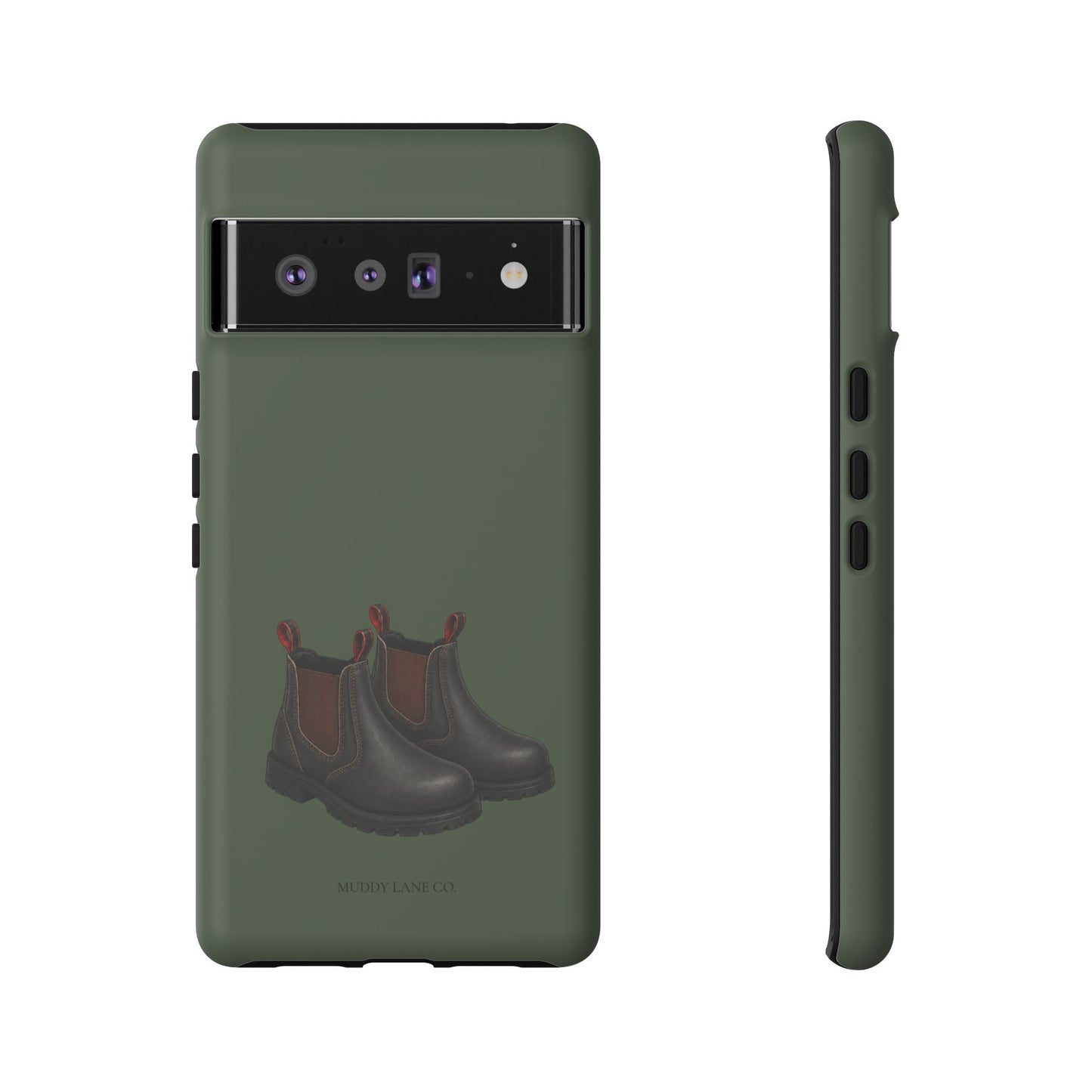 Yard Boots Tough Phone Case in Forest Green Matte