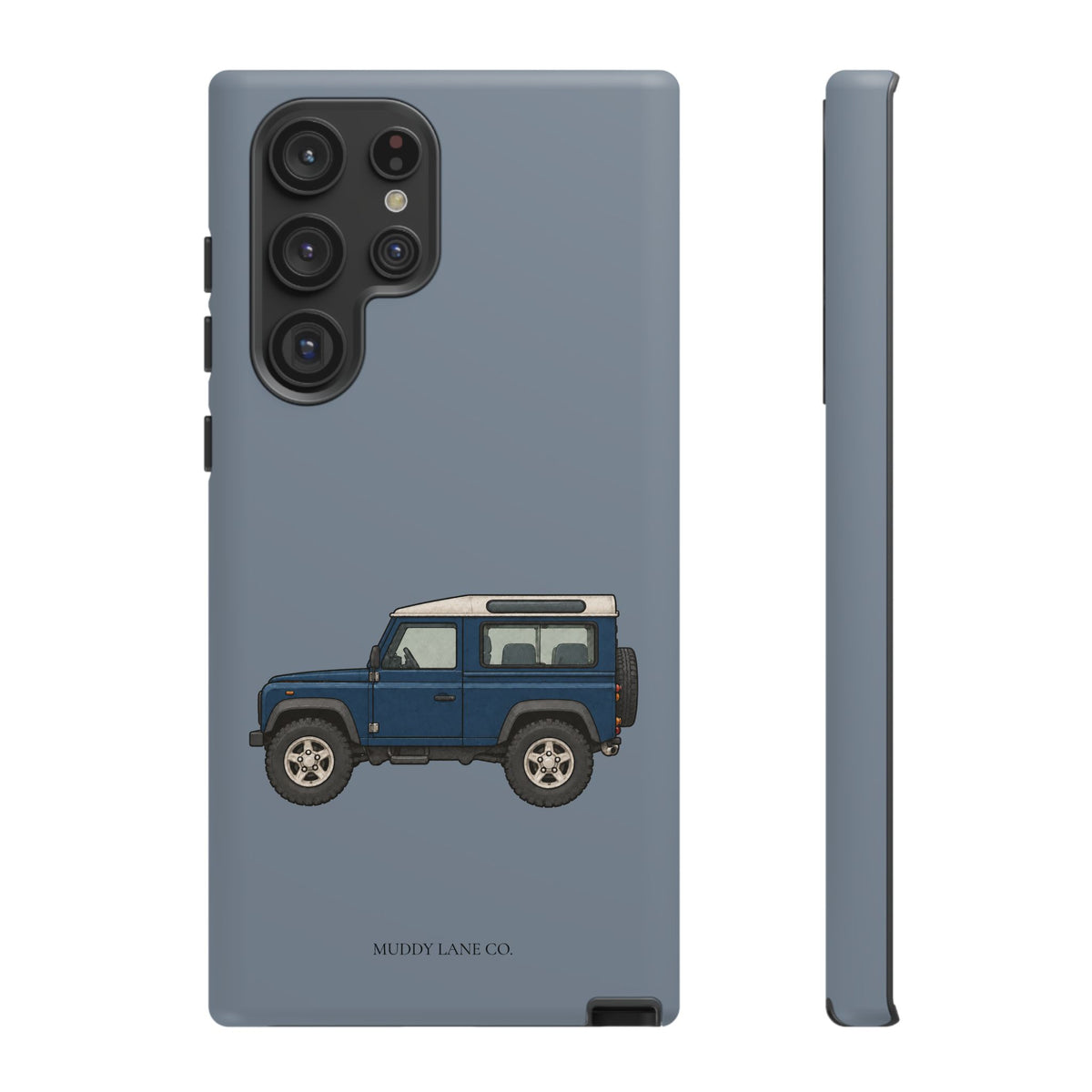 Blue Classic 4x4 Tough Phone Case in Smoke Blue Matte