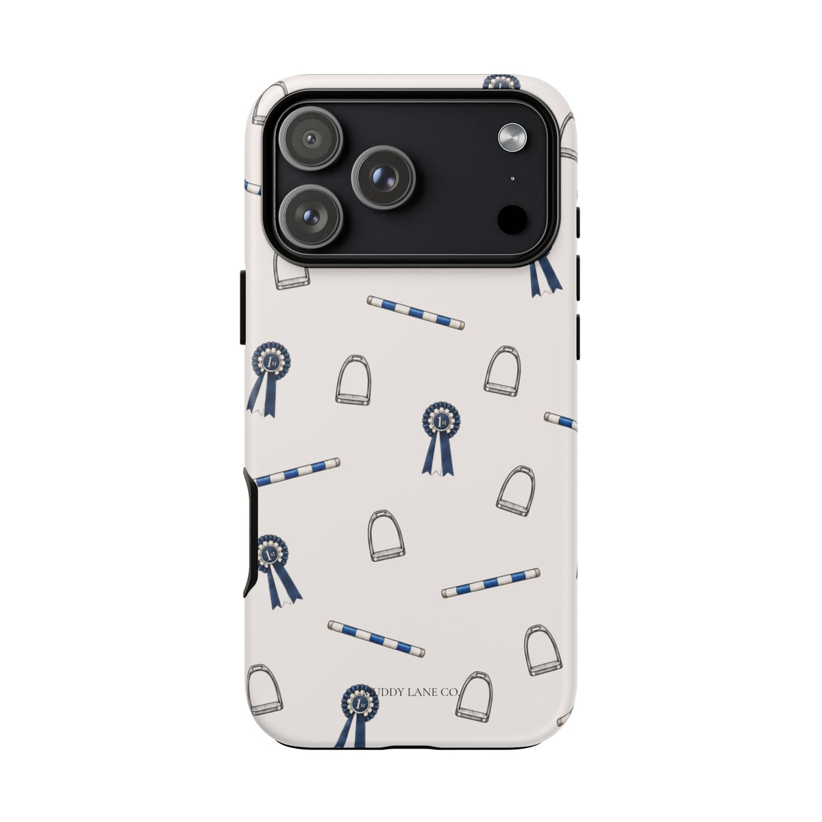 Show Day Pattern Tough Phone Case in Warm Cream Matte