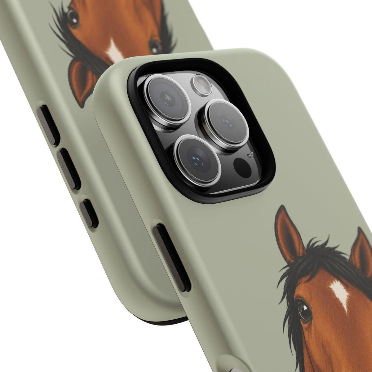 Boop Horse Tough Phone Case in Light Sage Matte