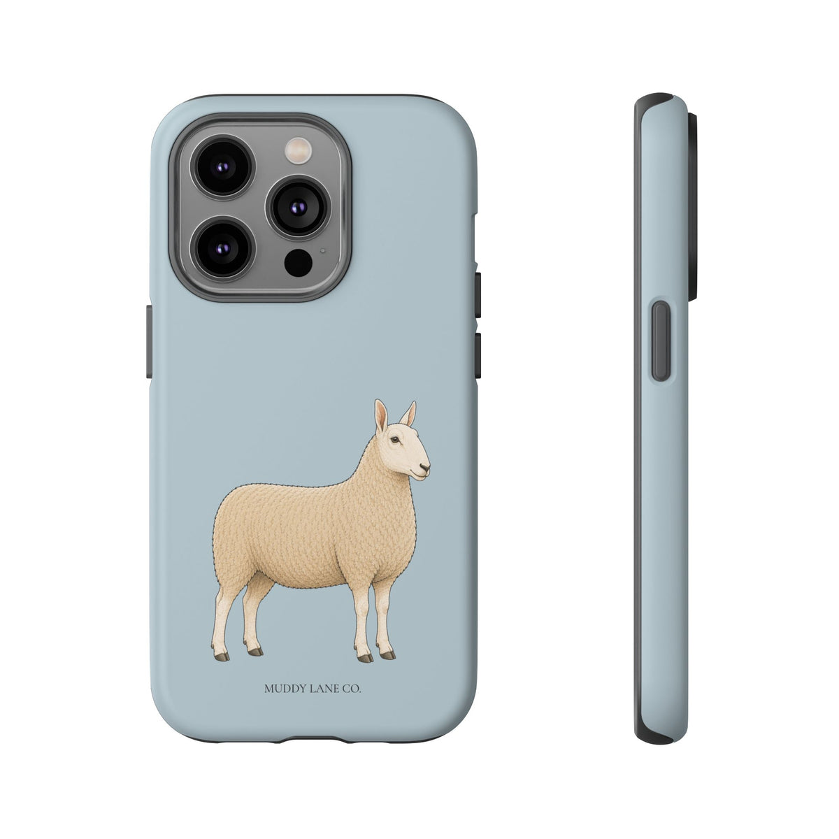 Border Leicester Tough Phone Case in Dusty Blue Matte