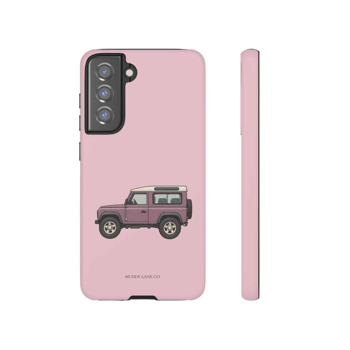Pink Classic 4x4 Tough Phone Case in Soft Rosette Pink Matte