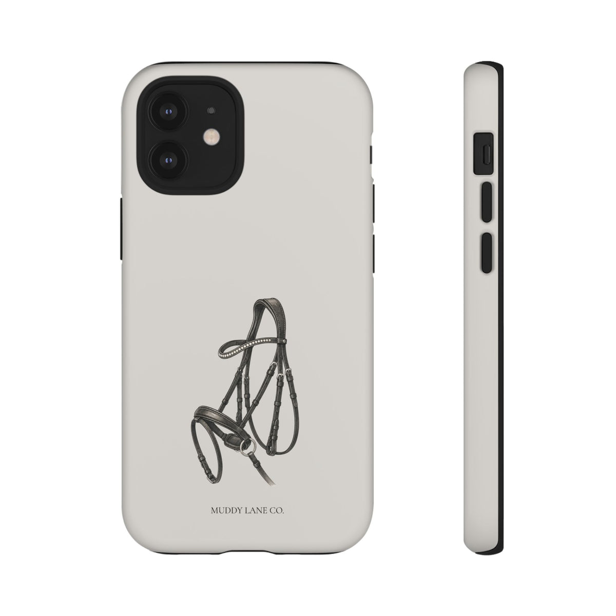 Bridle Tough Phone Case in Soft Grey Matte