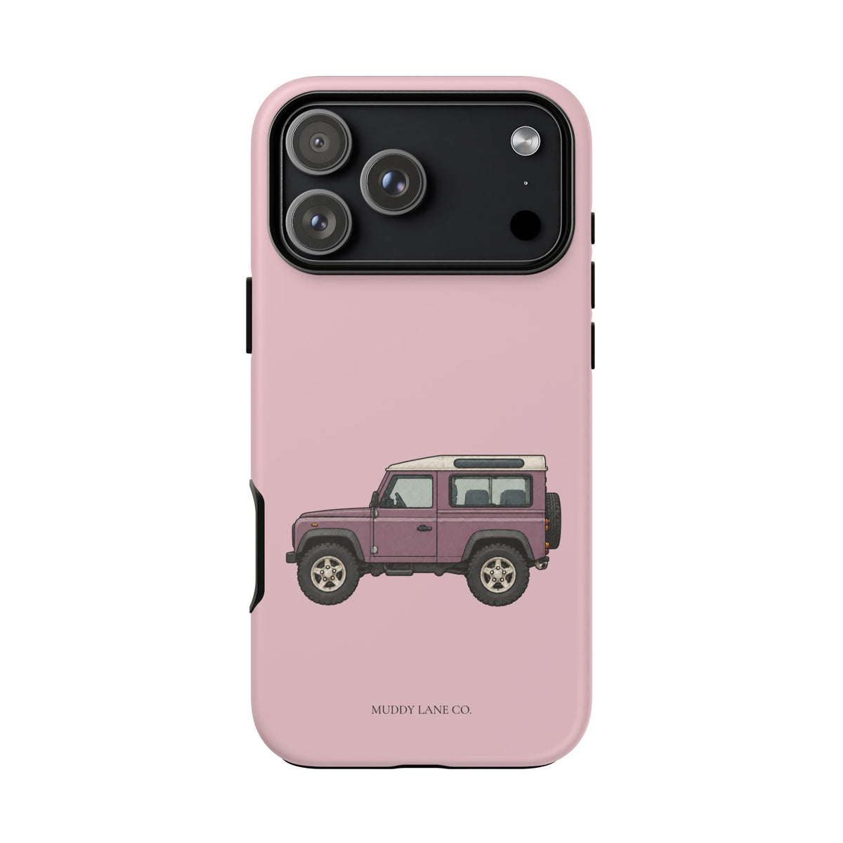 Pink Classic 4x4 Tough Phone Case in Soft Rosette Pink Matte