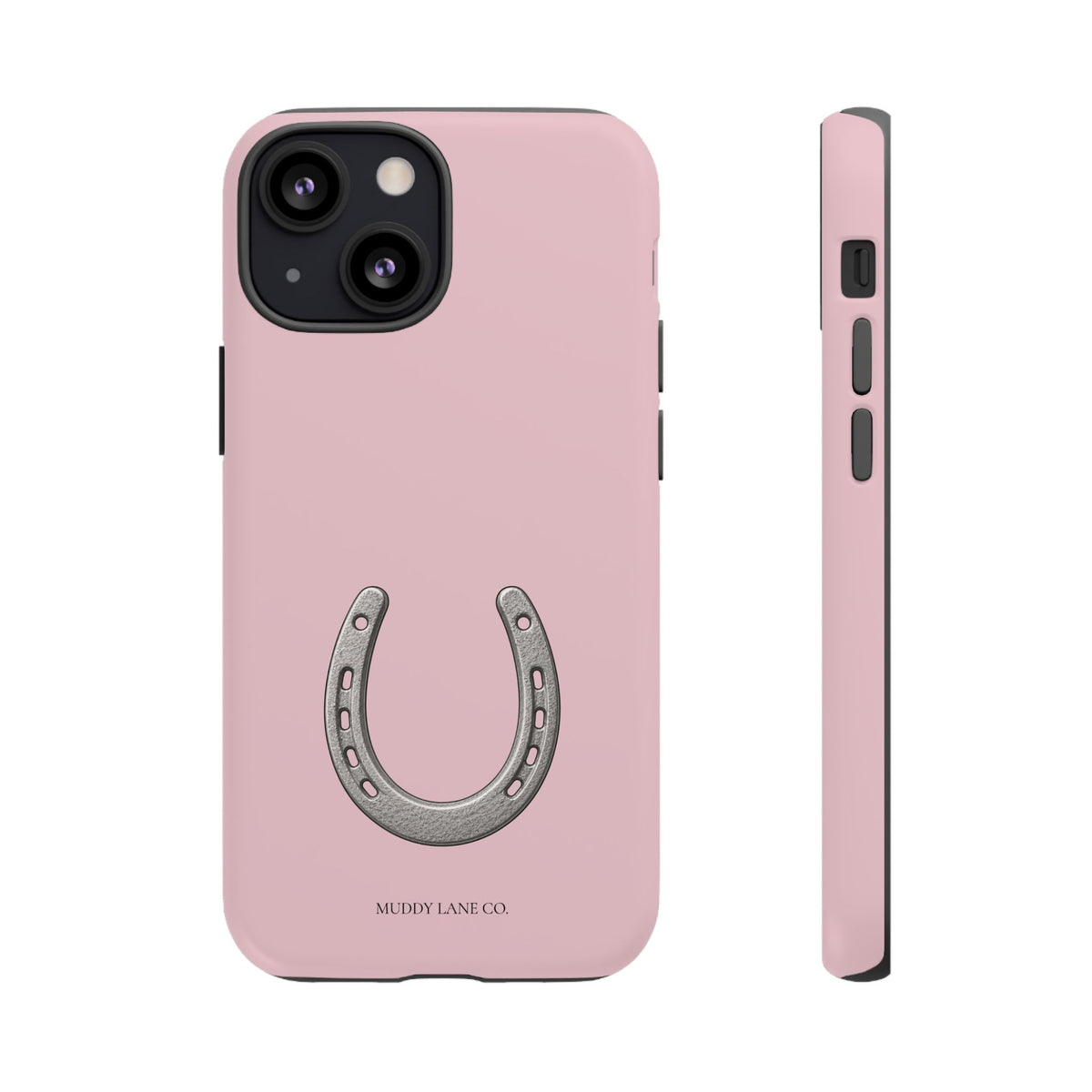Horseshoe Tough Phone Case in Soft Rosette Pink Matte
