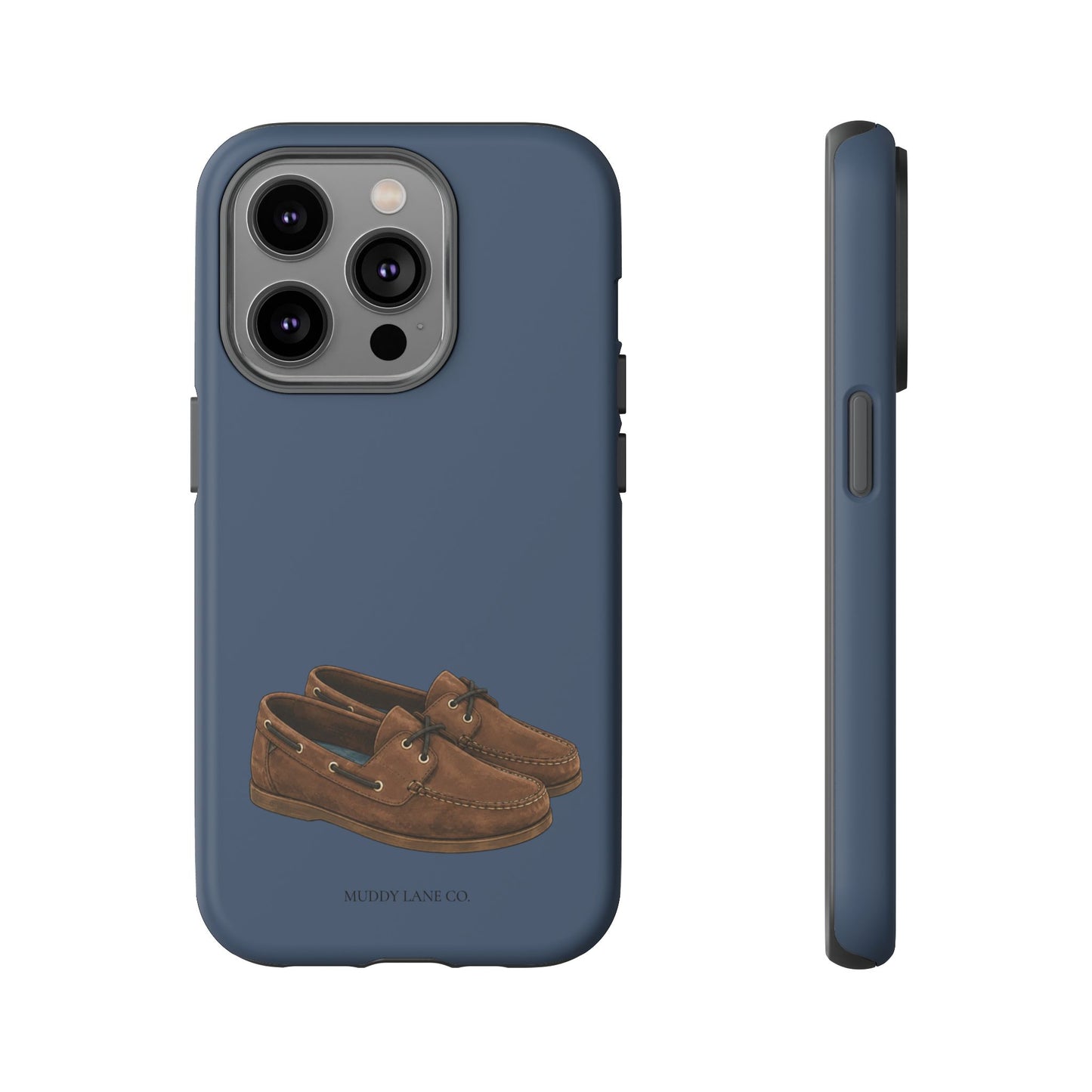 Deck Shoes Tough Phone Case in Deep Navy Matte