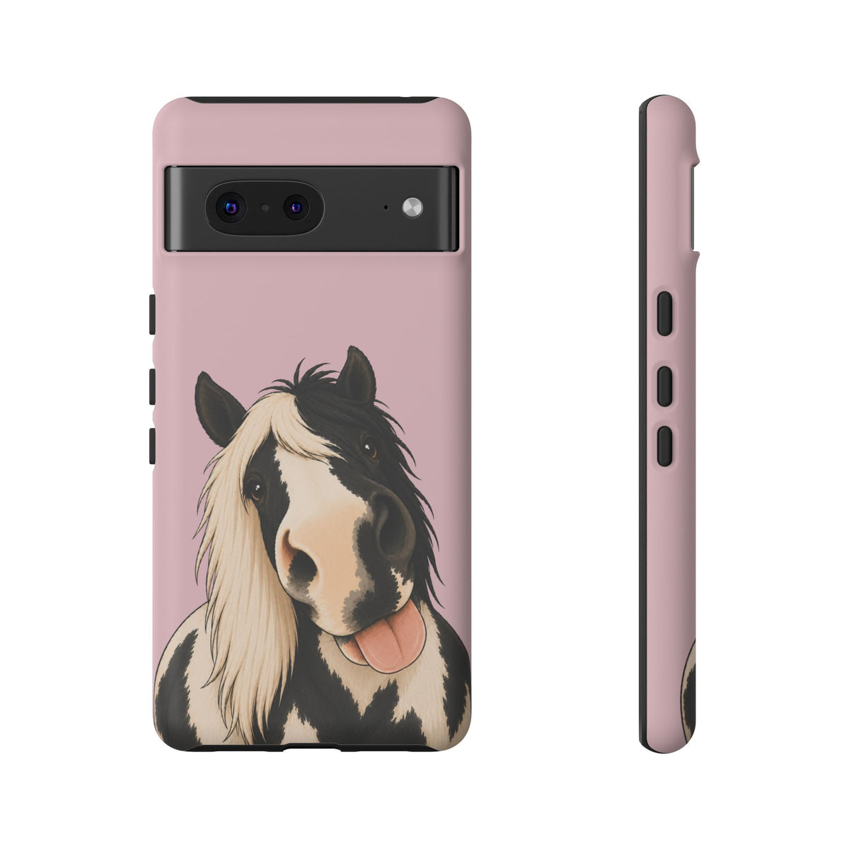 Cheeky Cob Tough Phone Case in Soft Rosette Pink Matte