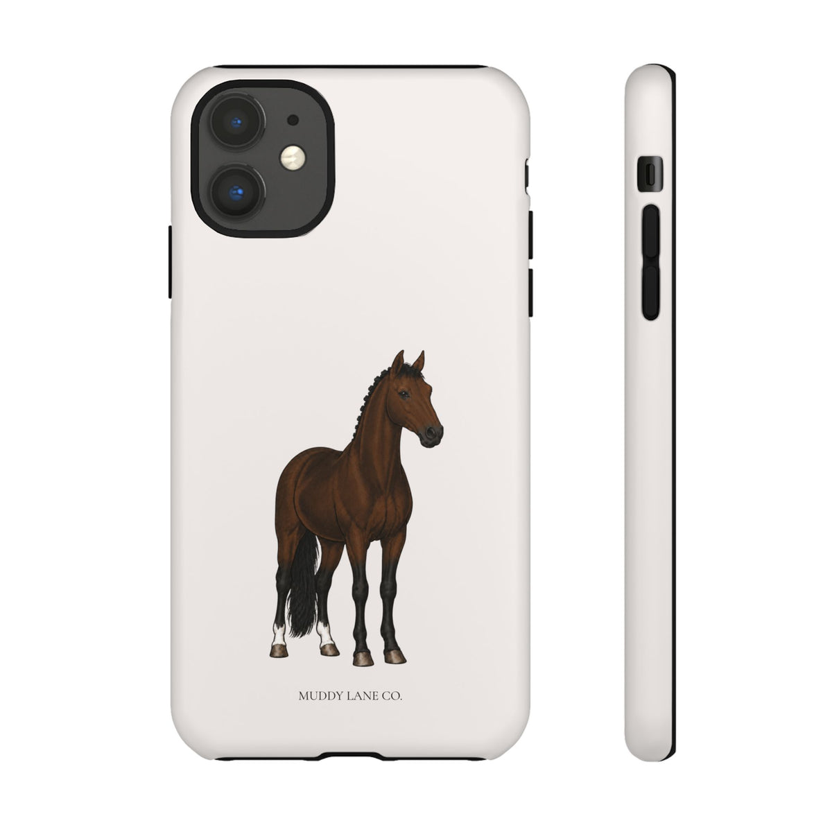 Bay Horse Tough Phone Case in Warm Cream Matte